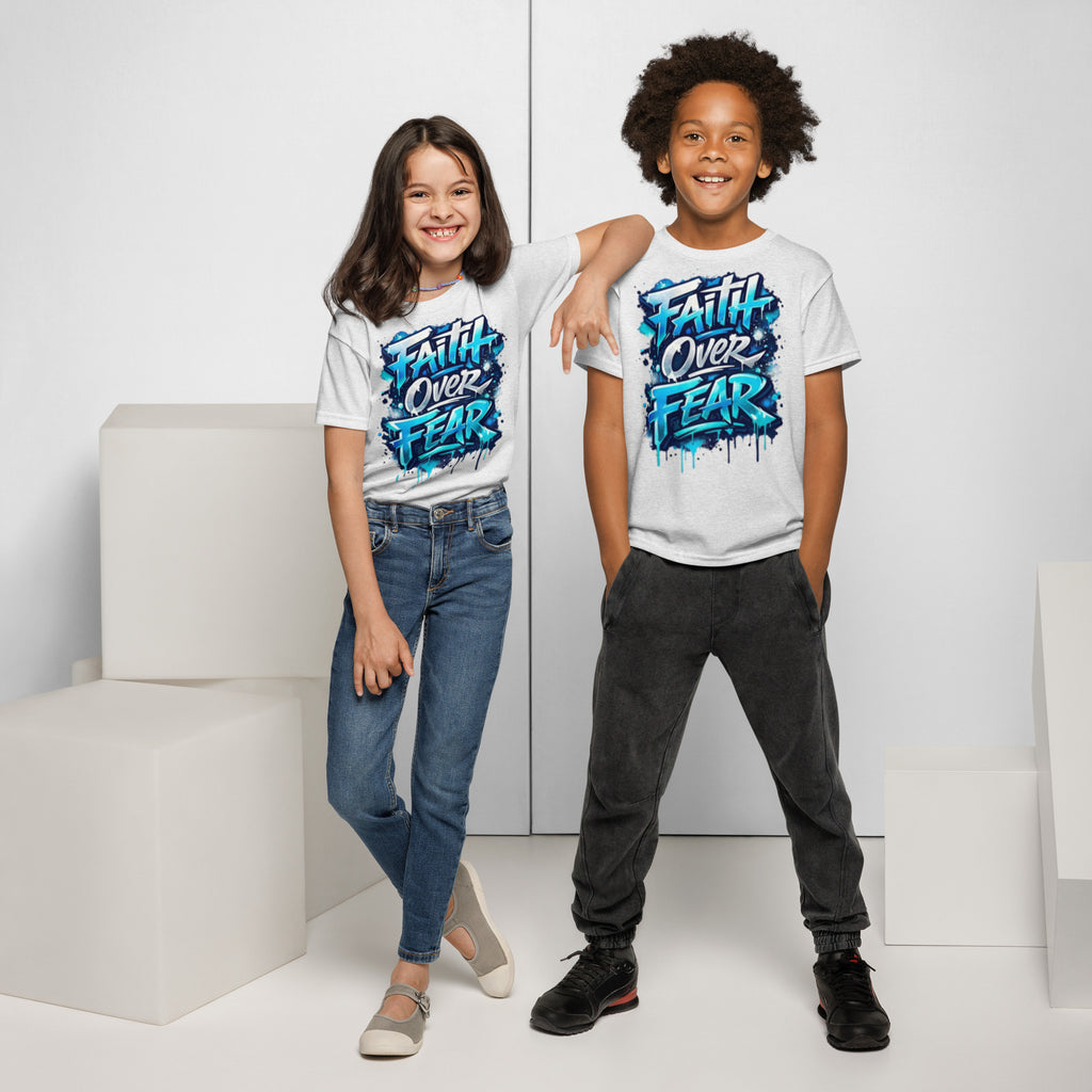 Faith over Fear - Youth t-shirt - Christian Apparel by BASR Clothing