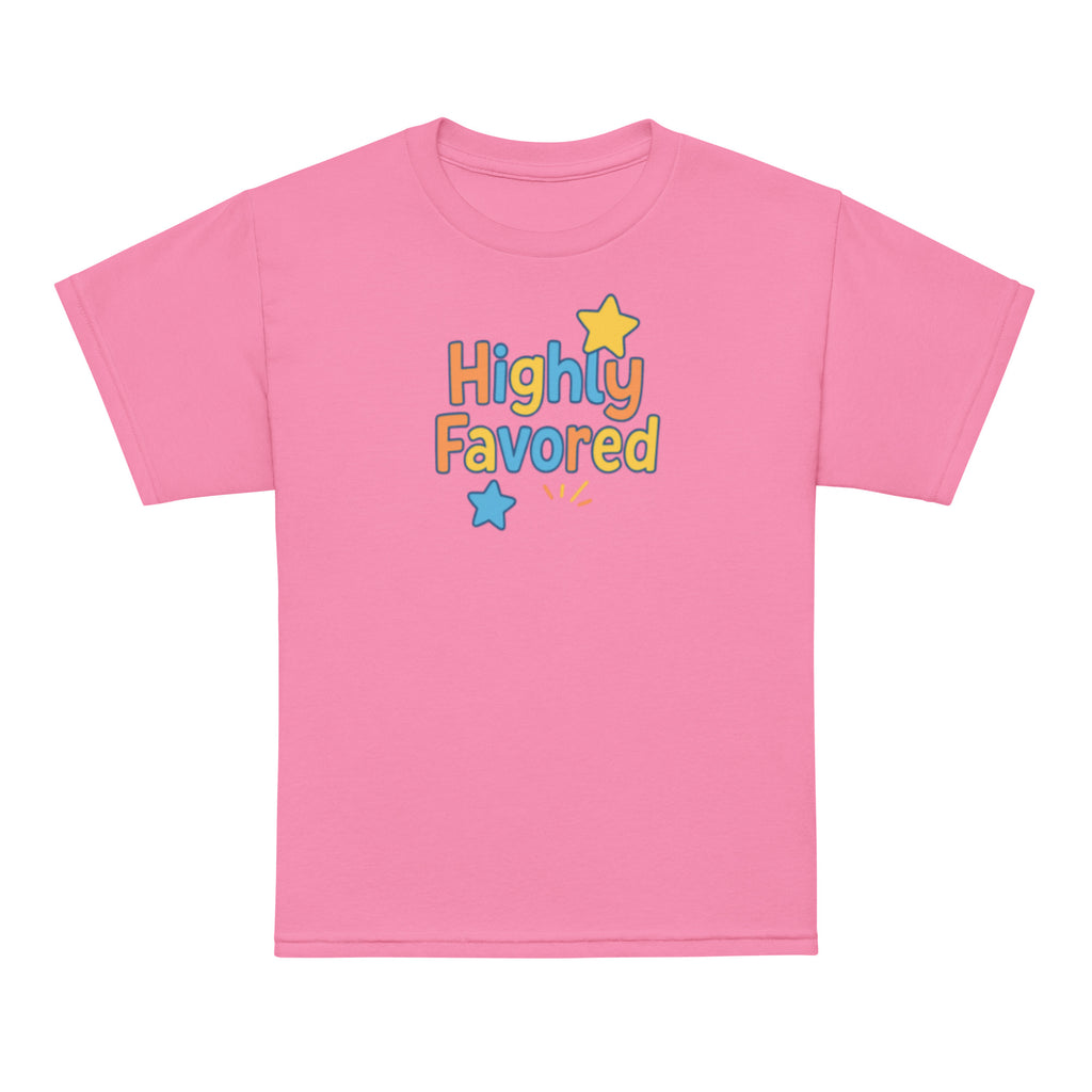 Highly Favoured - Youth t-shirt - Christian Apparel by BASR Clothing