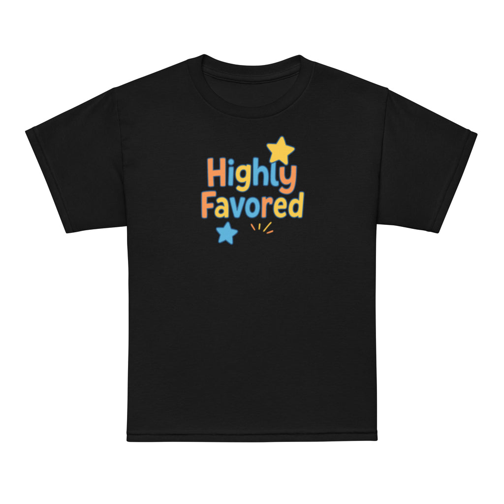 Highly Favoured - Youth t-shirt - Christian Apparel by BASR Clothing