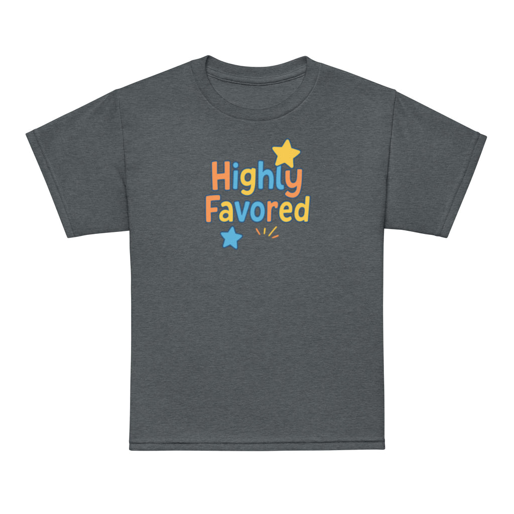 Highly Favoured - Youth t-shirt - Christian Apparel by BASR Clothing