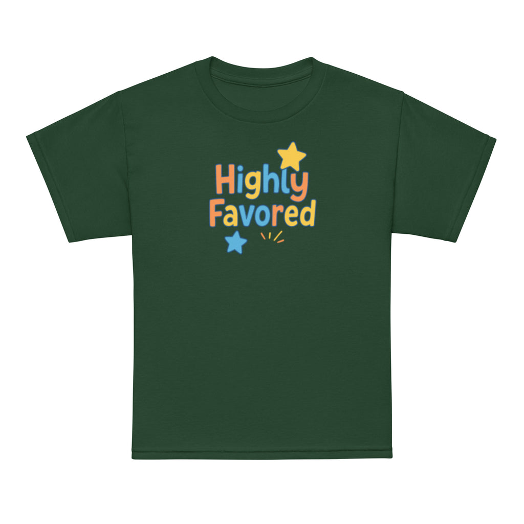 Highly Favoured - Youth t-shirt - Christian Apparel by BASR Clothing