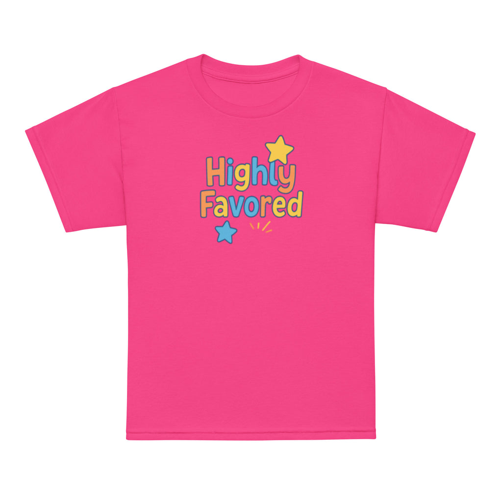 Highly Favoured - Youth t-shirt - Christian Apparel by BASR Clothing