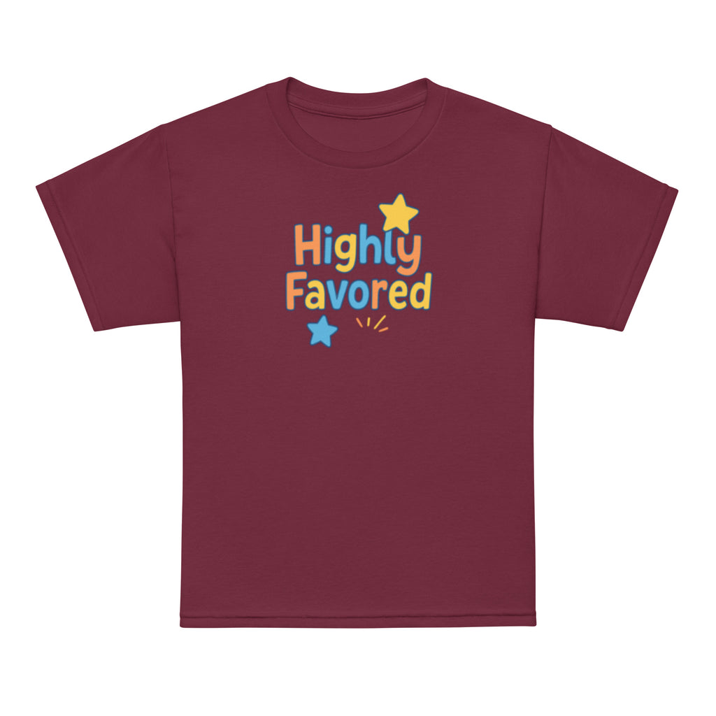 Highly Favoured - Youth t-shirt - Christian Apparel by BASR Clothing