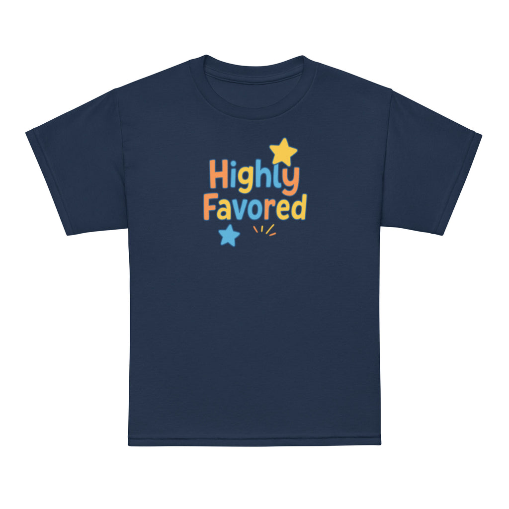 Highly Favoured - Youth t-shirt - Christian Apparel by BASR Clothing