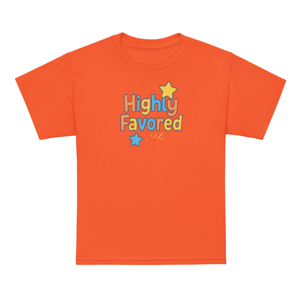 Highly Favoured - Youth t-shirt - Christian Apparel by BASR Clothing