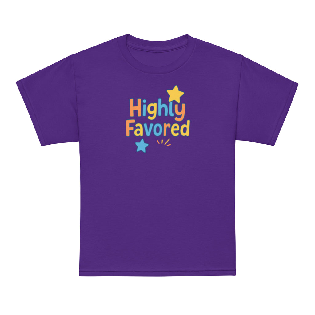 Highly Favoured - Youth t-shirt - Christian Apparel by BASR Clothing