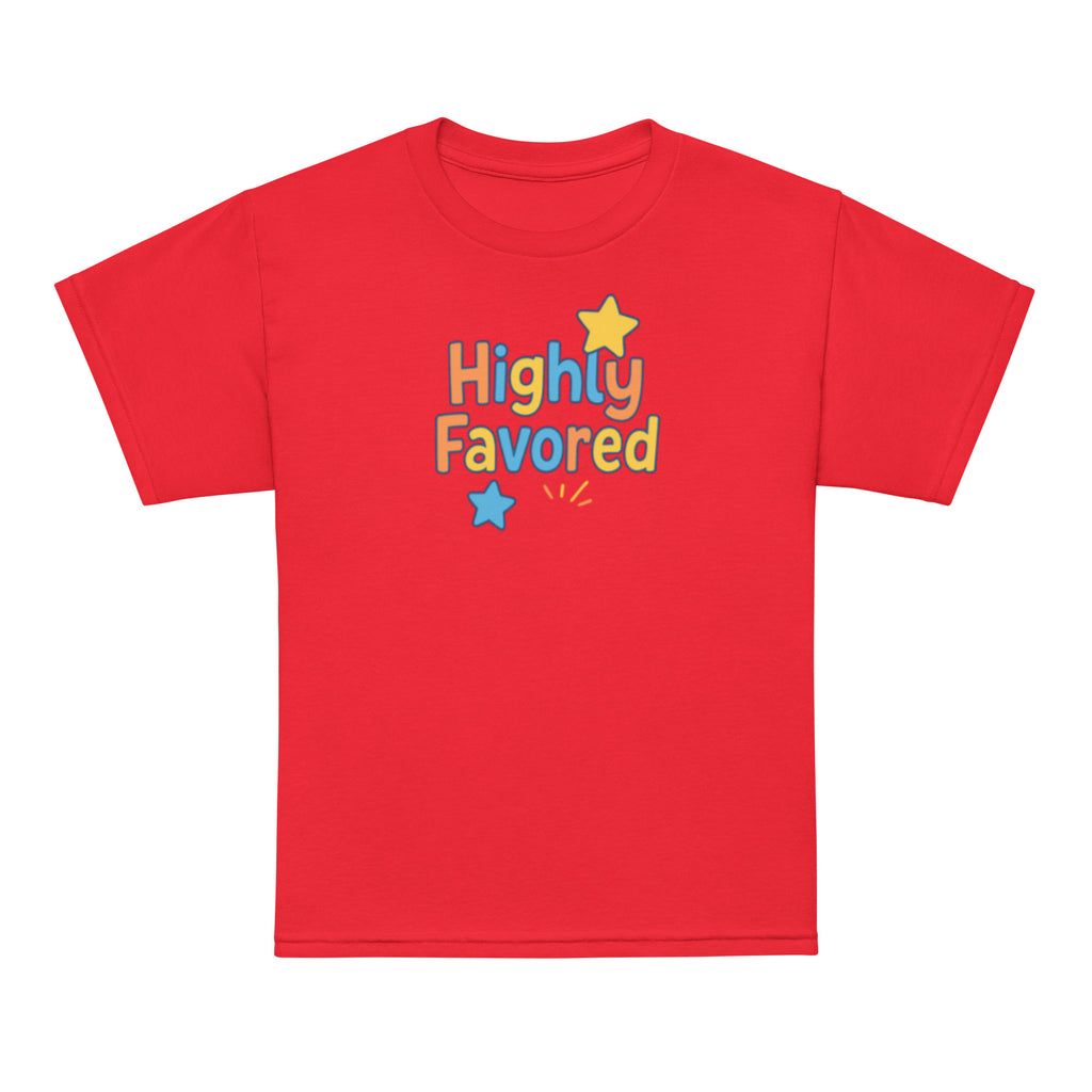 Highly Favoured - Youth t-shirt - Christian Apparel by BASR Clothing