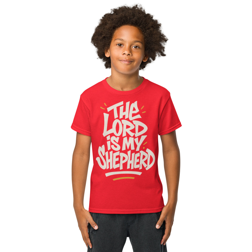 The Lord is my Shepherd - Youth t-shirt - Christian Apparel by BASR Clothing