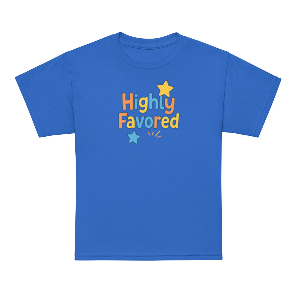 Highly Favoured - Youth t-shirt - Christian Apparel by BASR Clothing