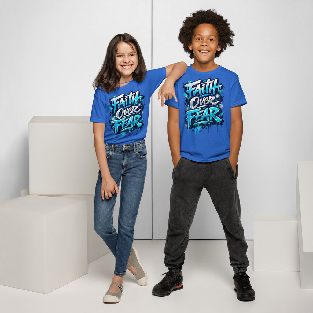 Faith over Fear - Youth t-shirt - Christian Apparel by BASR Clothing