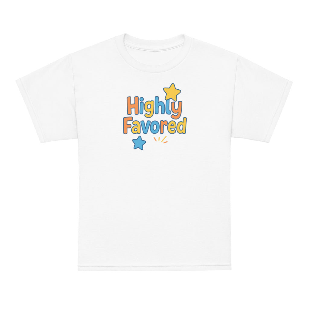 Highly Favoured - Youth t-shirt - Christian Apparel by BASR Clothing